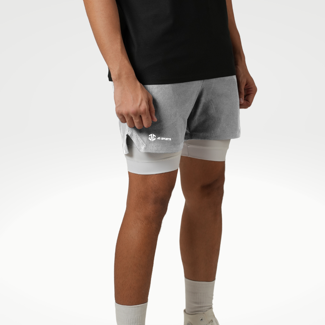 CORE 2in1 5" Liner Shorts Gray