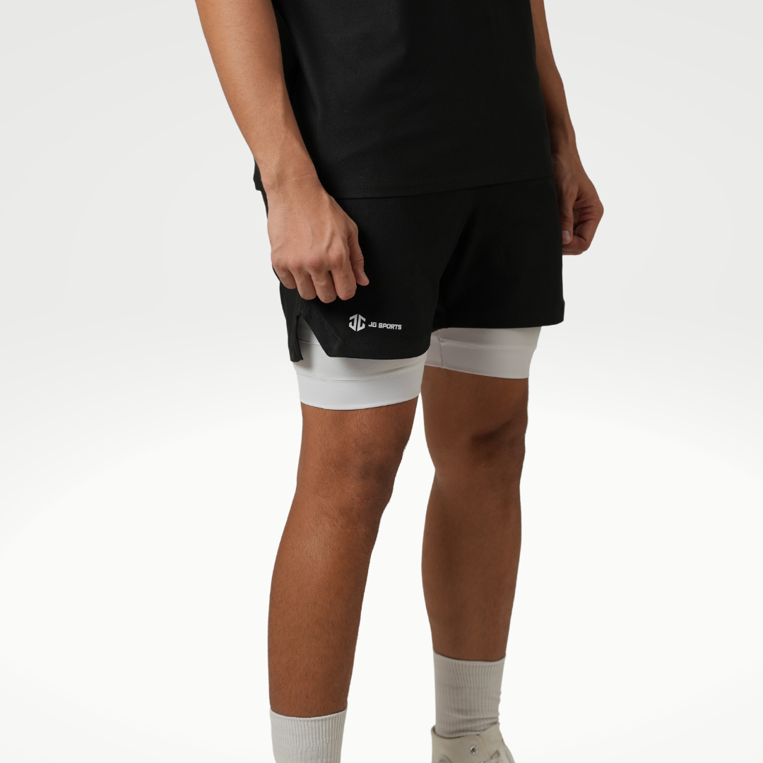 CORE 2in1 5" Liner Shorts Black