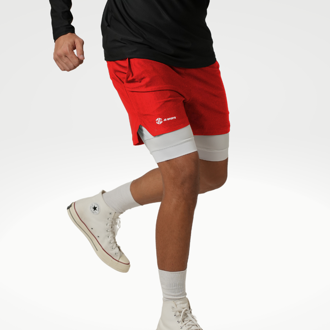 CORE 2in1 5" Liner Shorts Red