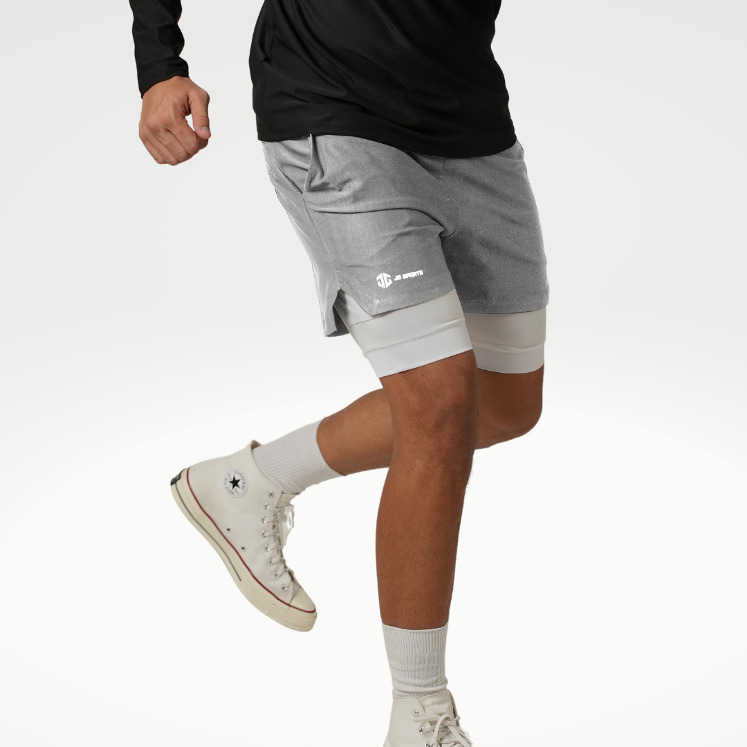 CORE 2in1 5" Liner Shorts Gray