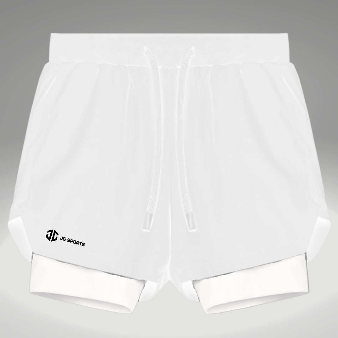 CORE 2in1 5" Liner Shorts White