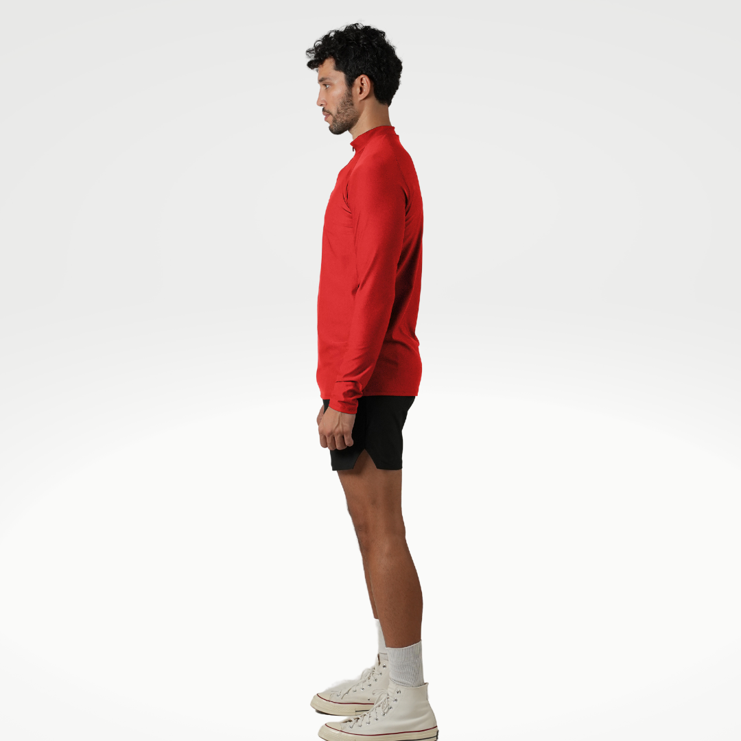 CORE Quarter Zipped Red