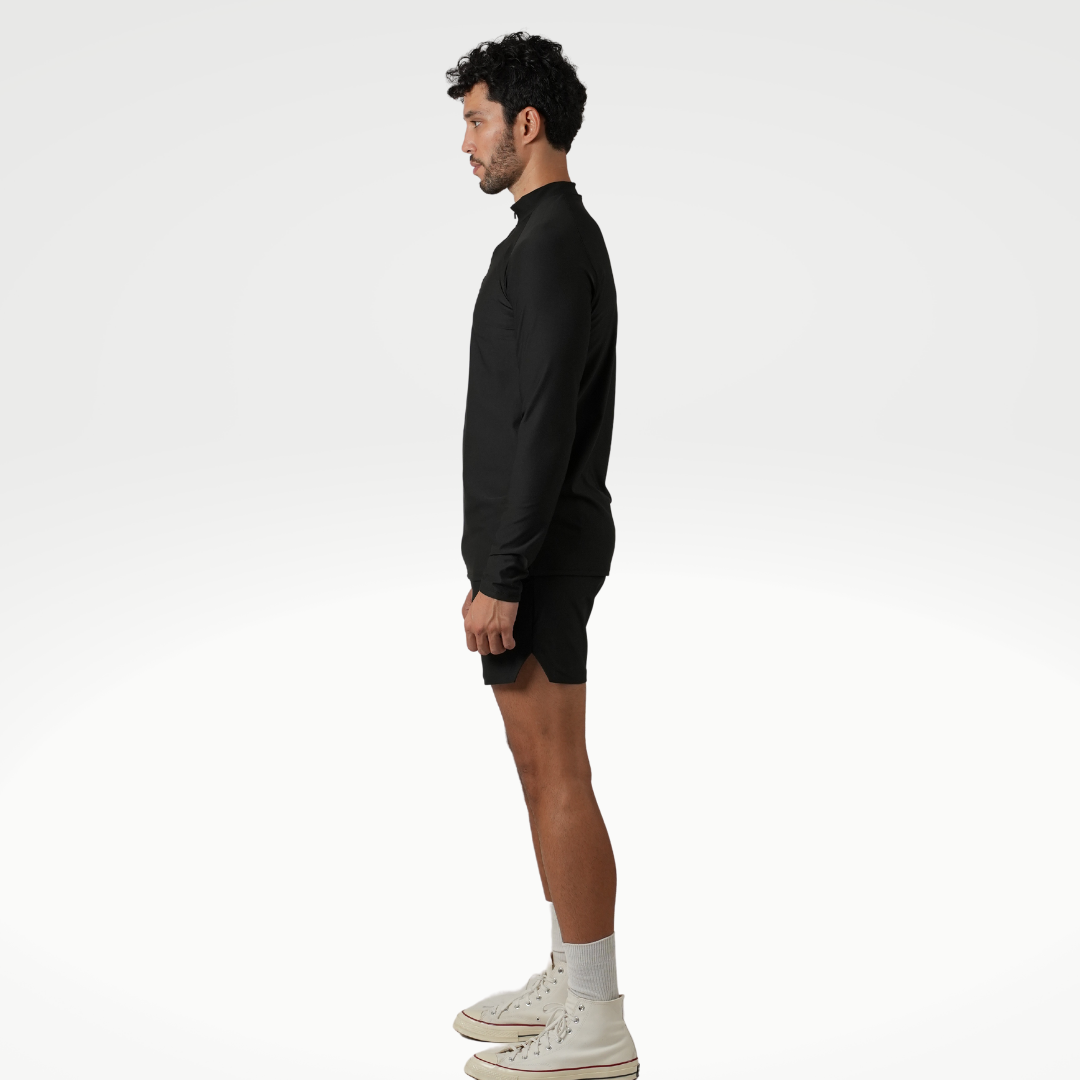 CORE Quarter Zipped Black