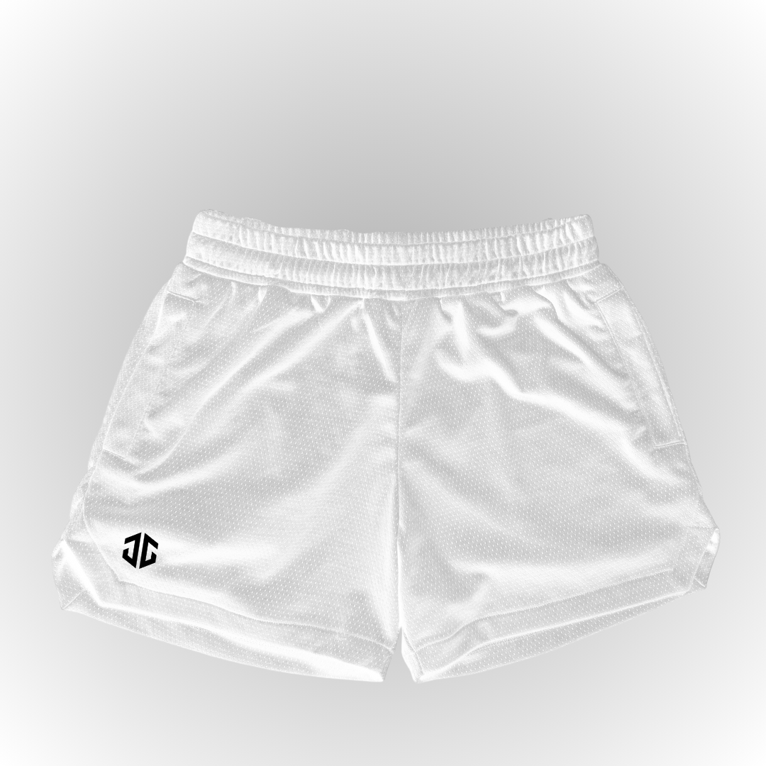 Ground Zero Mesh Shorts White – JG Sports Apparel