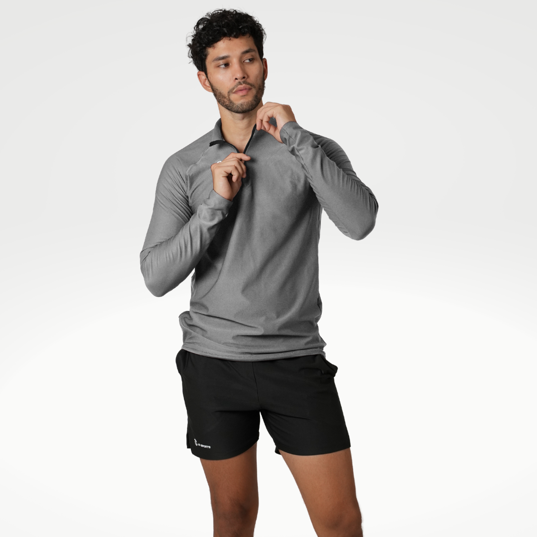CORE Quarter Zipped Gray