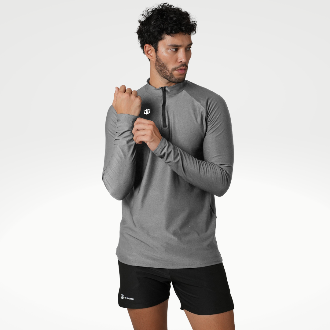 CORE Quarter Zipped Gray