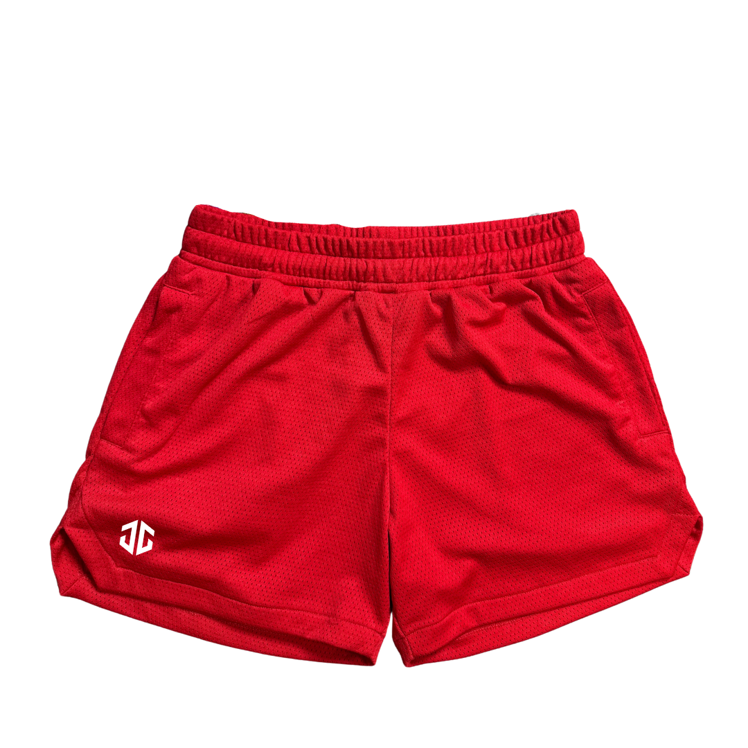 Ground Zero Mesh Shorts Red