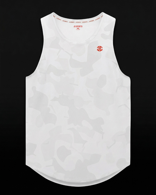 [Inceptus] Tank Top for Men White Camo