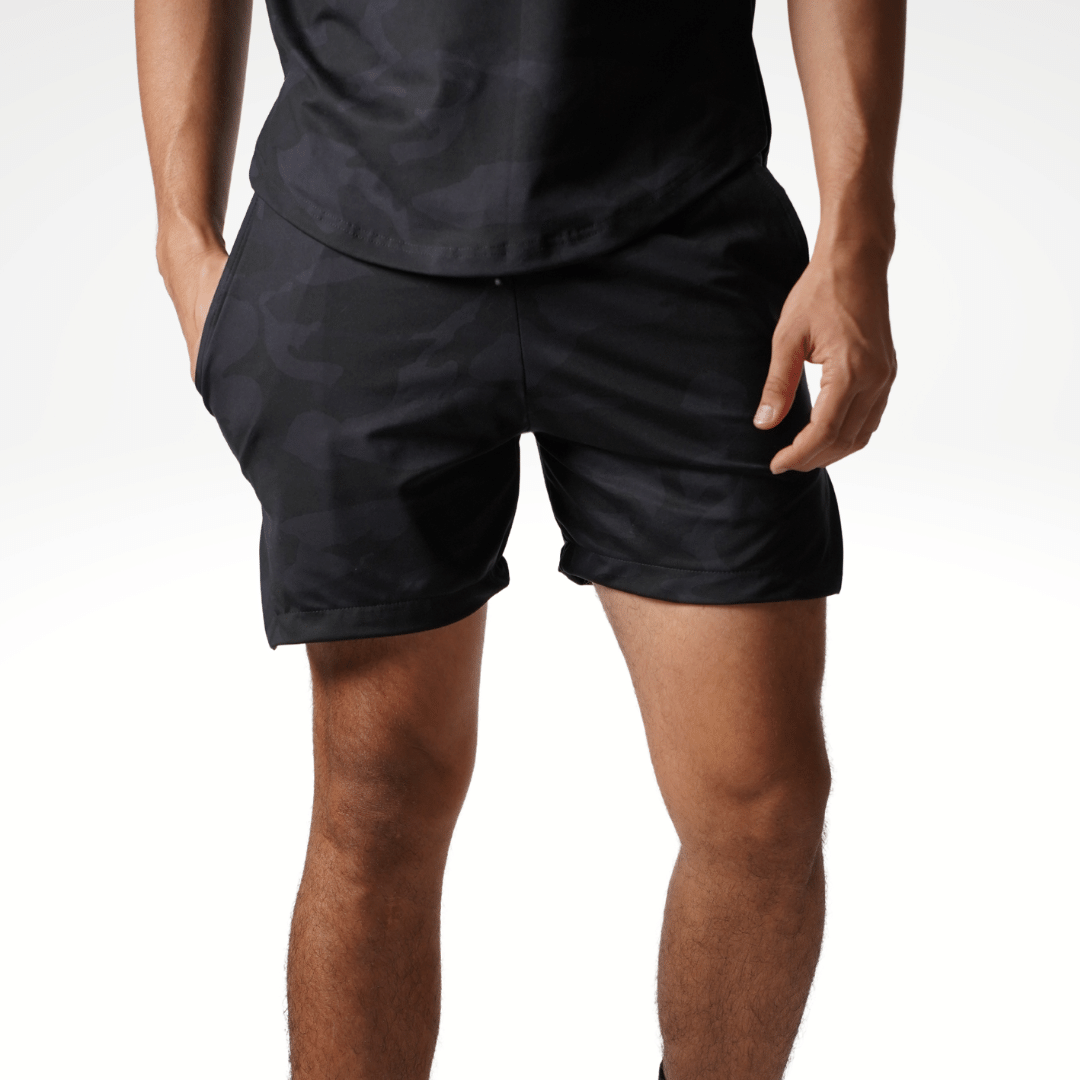 [Inceptus] 5" Training Shorts Black Camo