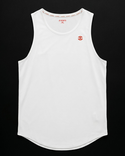 [Inceptus] Tank Top for Men Solid White