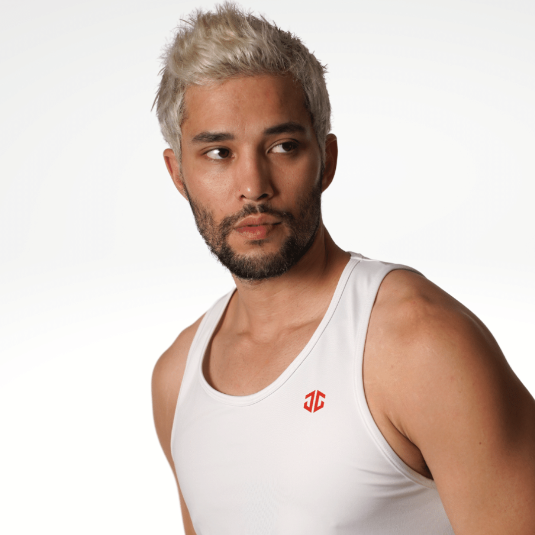 [Inceptus] Tank Top for Men Plain White