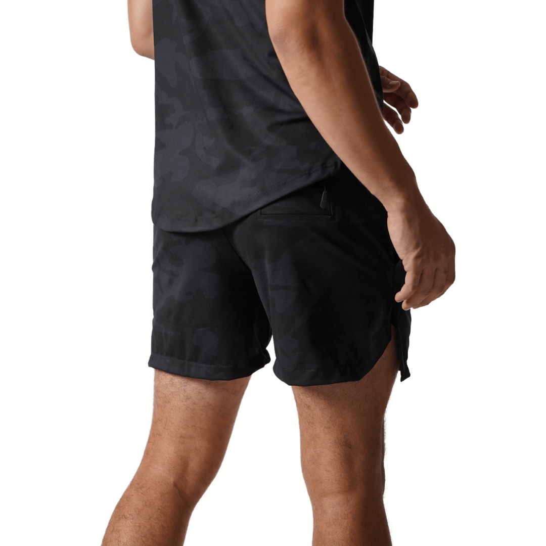 [Inceptus] 5" Training Shorts Black Camo