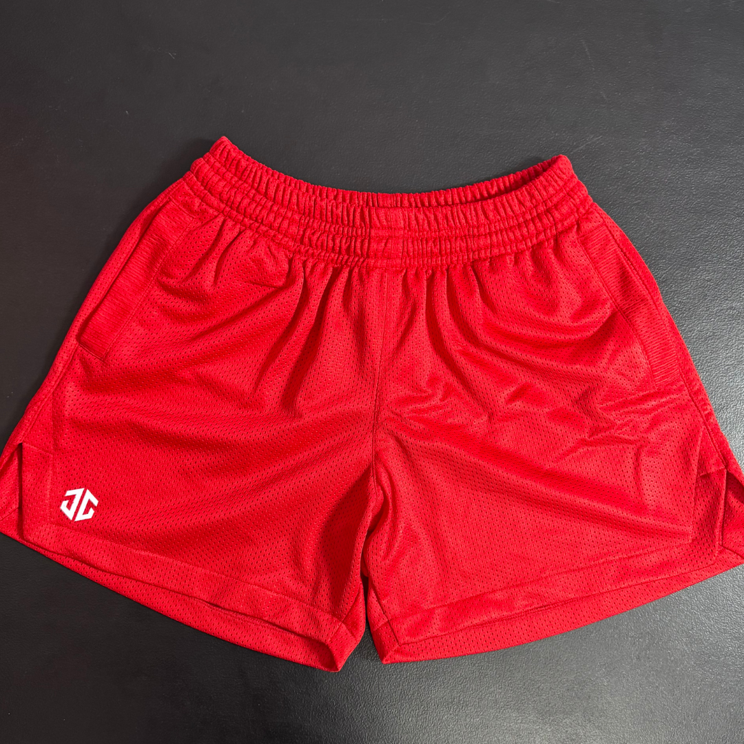 Ground Zero Mesh Shorts Red