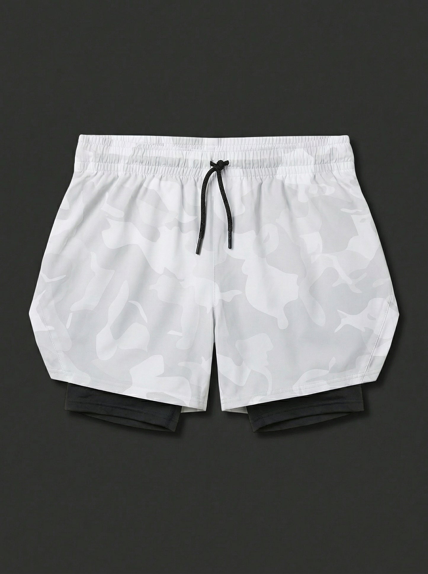 [Inceptus] 2in1 5' Liner Shorts White Camo